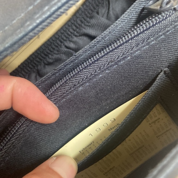 VTG 1999 Navy Blue Shoulder Bag - Picture 7 of 10